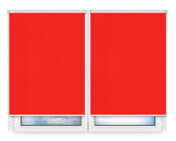 Рулонные шторы Мини Карина-блэкаут-красный цена. Купить в «Мастерская Жалюзи»